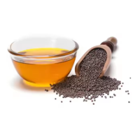 100% Organic Cold Pressed Mustard Carrier Oil for Skin Lightening and Cooking, High-Quality Seeds